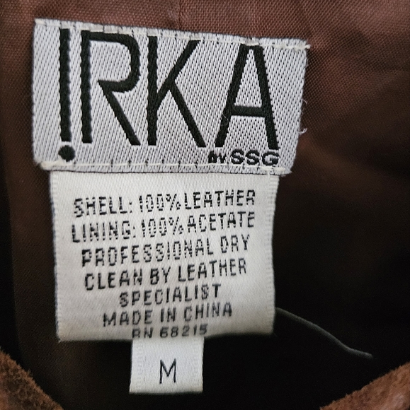 IRKA leather jacket - Picture 2 of 2
